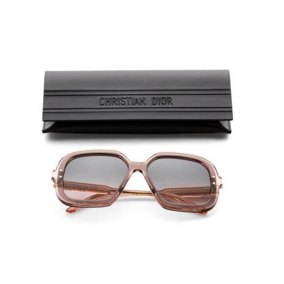 DIOR Dark Brown 57mm Square Sunglasses - Picture 1 of 2